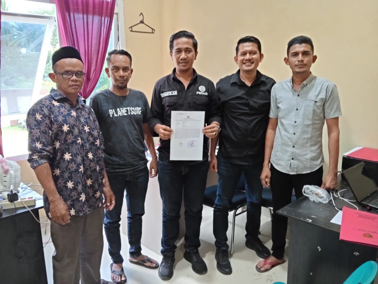 Hasan Basri Dilaporkan Ke Polres Pidie Jaya Terkait Penghinaan Terhadap Masyarakat Cubo 