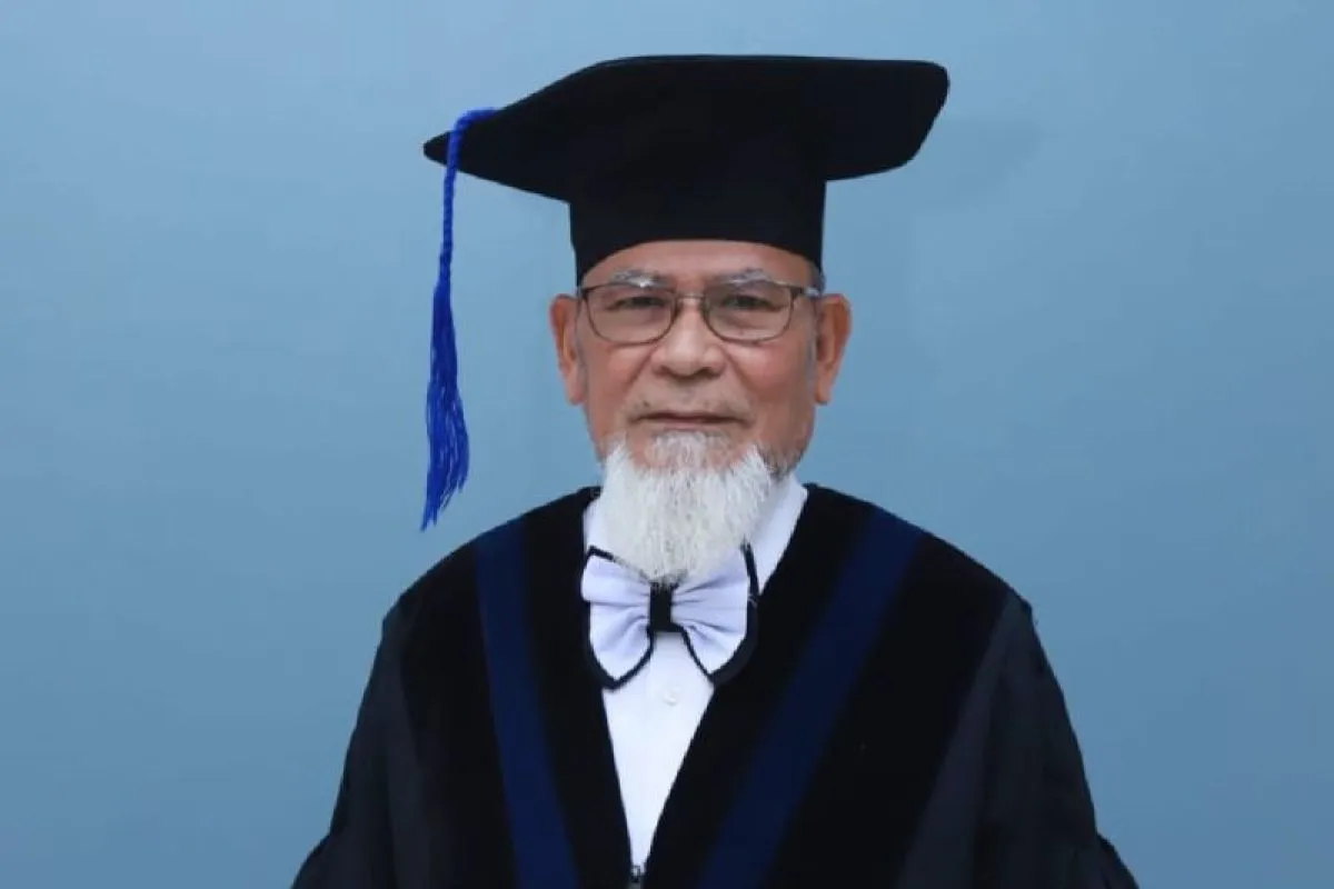 Arkeolog Aceh Prof Husaini yang telah resmi dikukuhkan jadi guru besar USK Banda Aceh. (Foto: ANTARA)