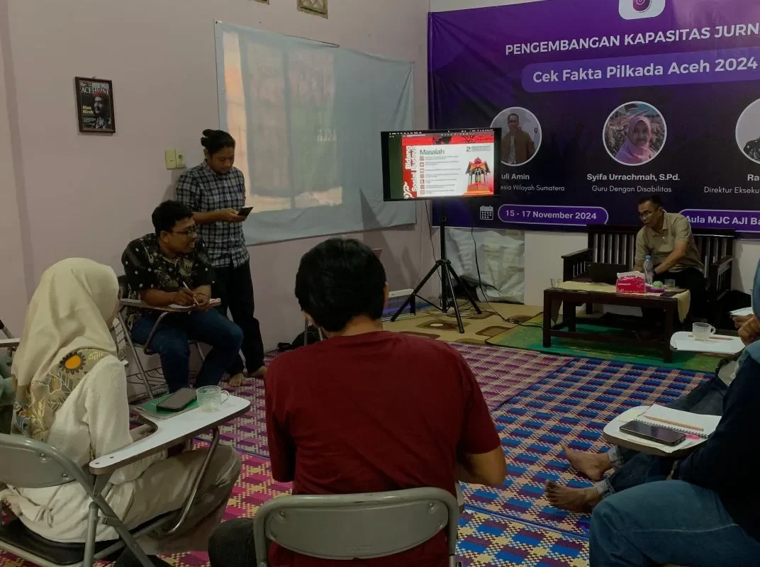 AJI Banda Aceh Buka Posko Liputan dan Cek Fakta untuk Pilkada Aceh. (Foto: ANTARA)