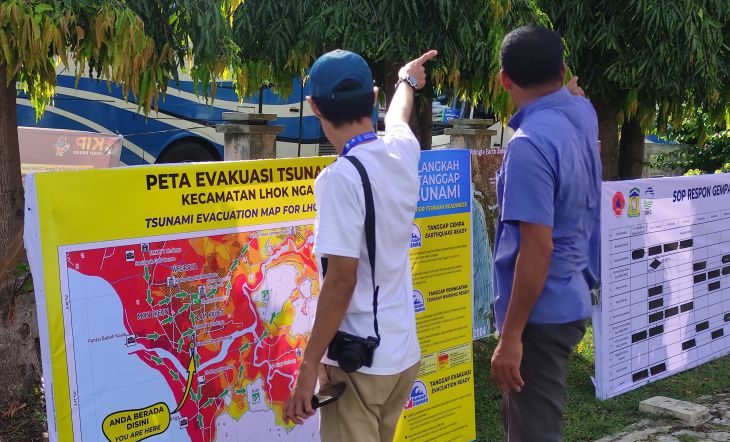 Warga Mon Ikeun Lebih Siap Hadapi Tsunami Berkat Peningkatan Kapasitas. (Foto: ANTARA)