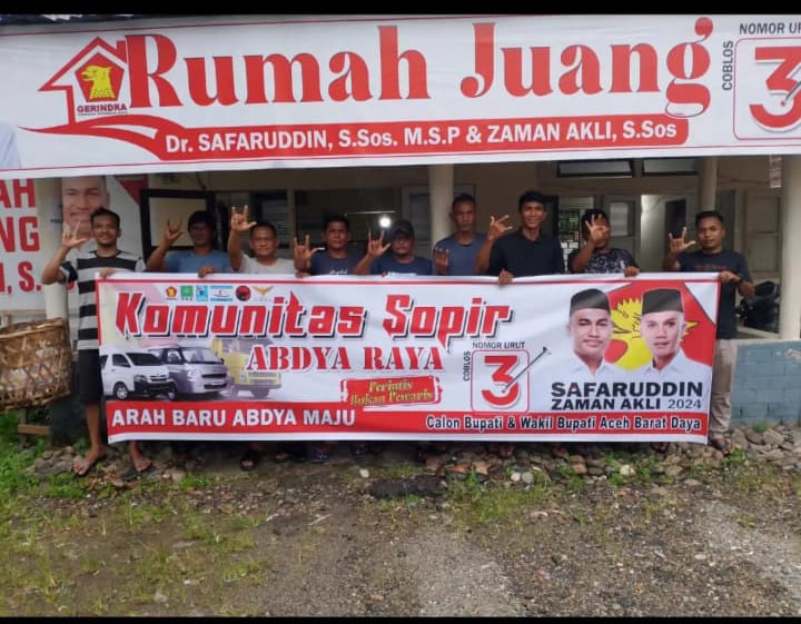 Pendukung Safaruddin-Zaman Akli. (Foto: For Nukilan)