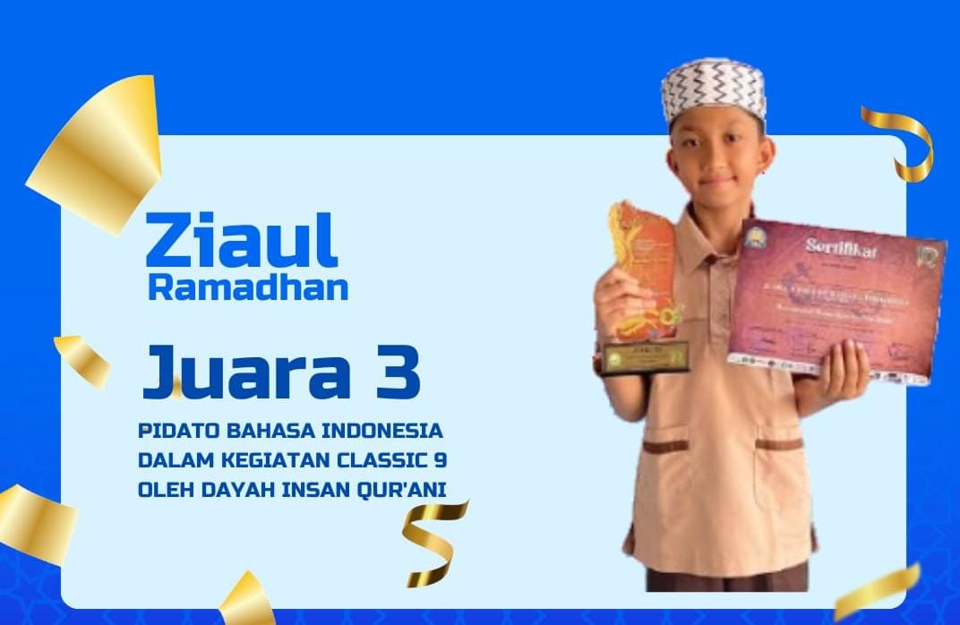 Siswa SDIT Nurul Fikri Aceh, Ziaul Ramadhan, Raih Juara 3 Pidato di Classic 9. (Foto: For Nukilan)