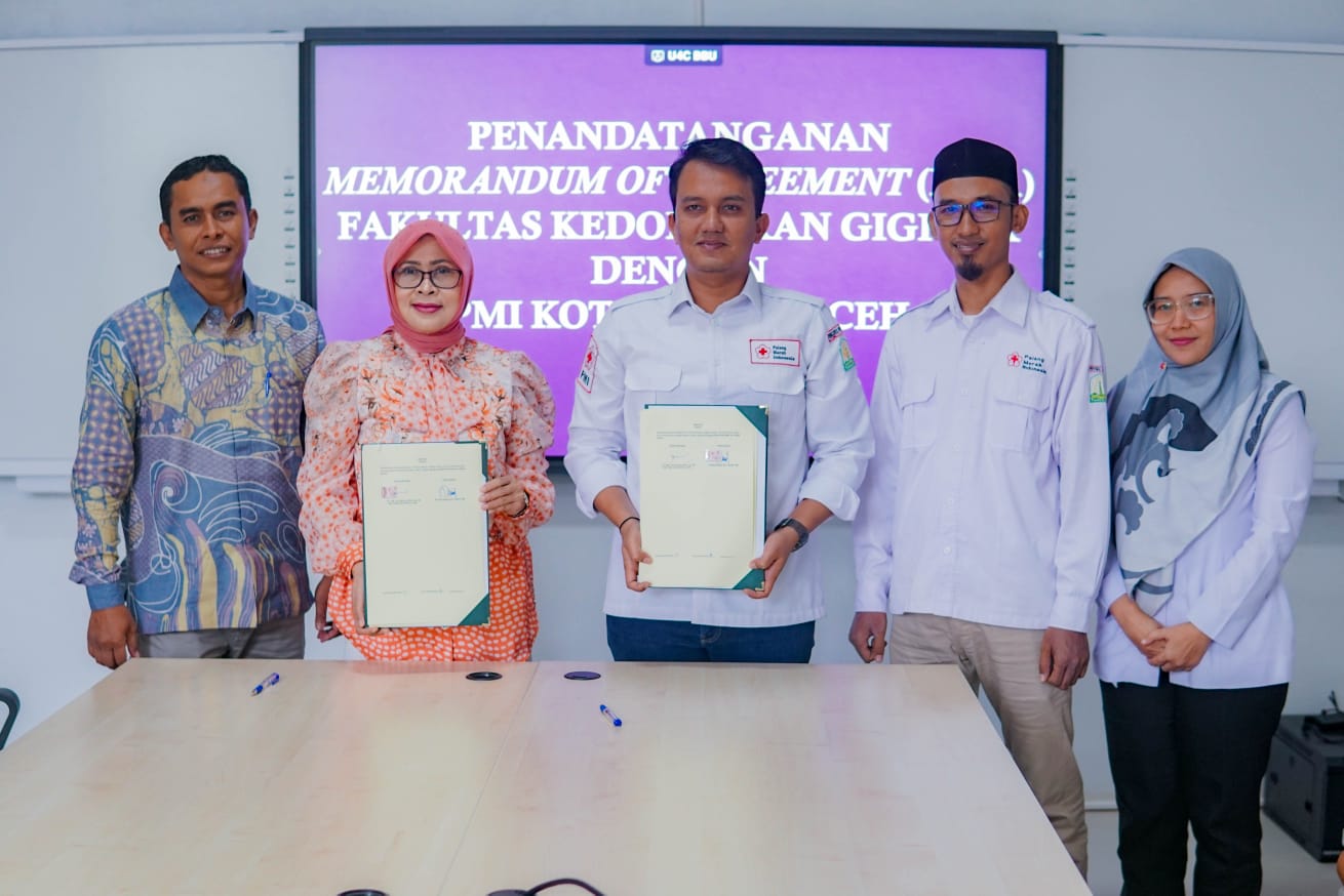 FKG USK dan PMI Banda Aceh Jalin Kerja Sama Strategis untuk Misi Kemanusiaan. (Foto: For Nukilan)