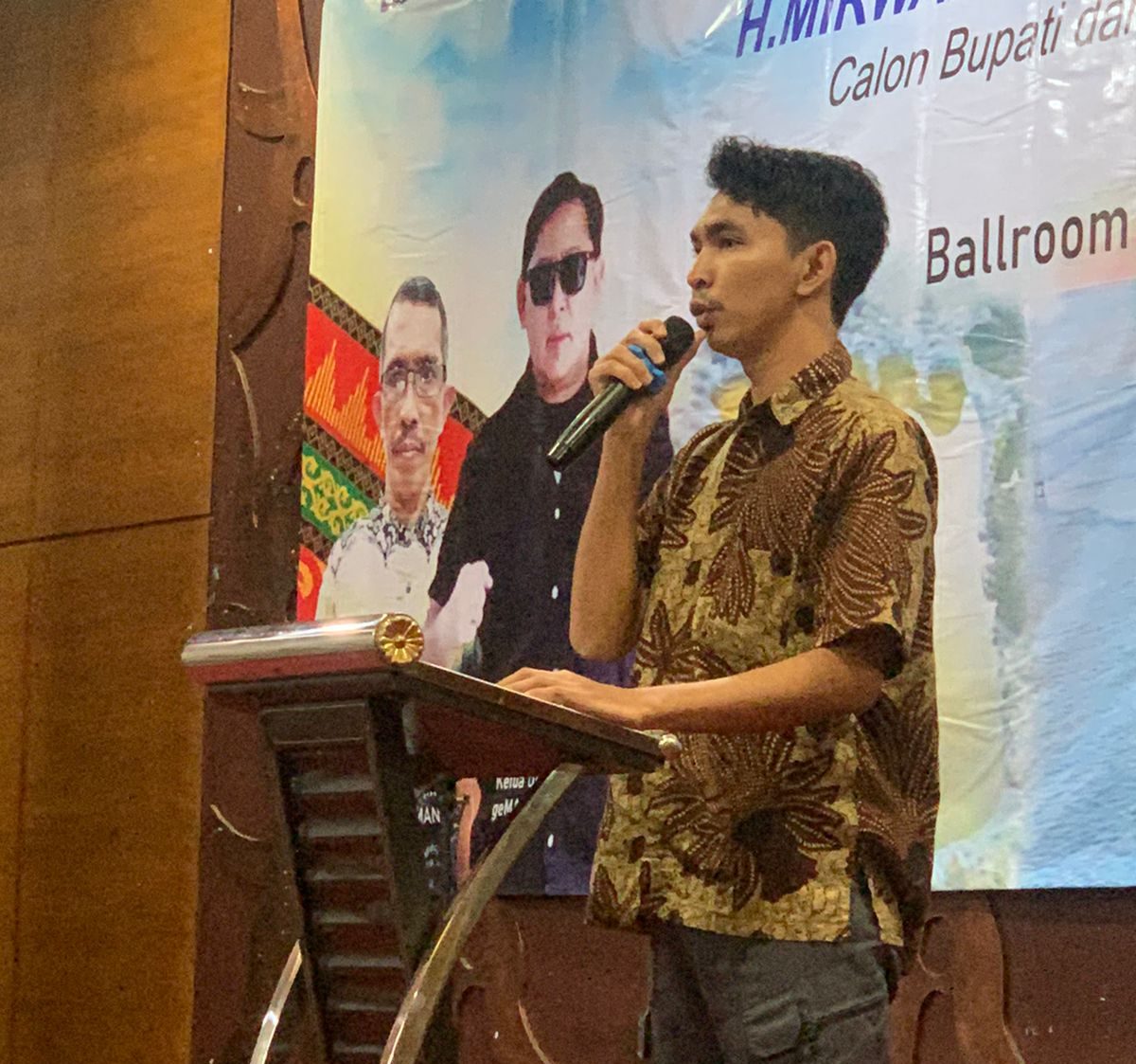 Perwakilan Relawan Mahasiswa Pasangan MANIS, Tonicko Anggara. (Foto: Dok. Pribadi)