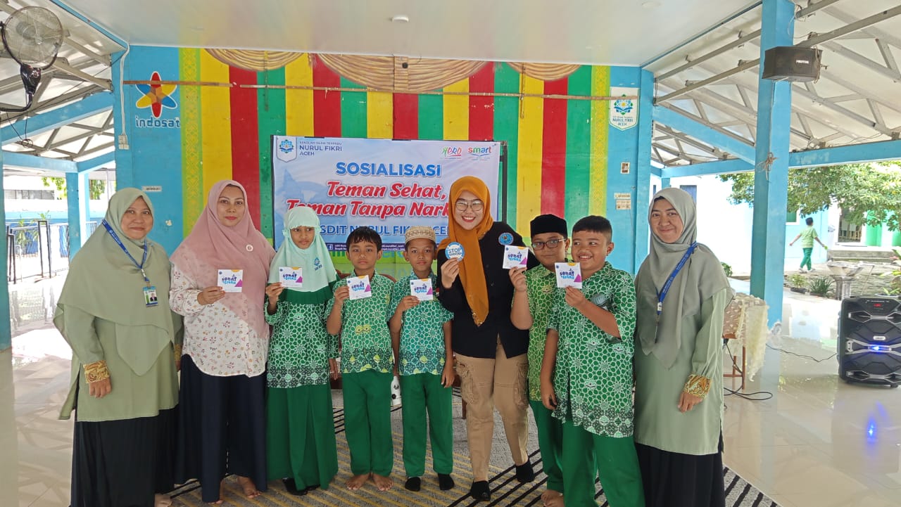 SDIT Nurul Fikri Aceh dan BNN Gelar Sosialisasi Bahaya Narkoba untuk Generasi Muda. (Foto:  Humas SDITNFA)