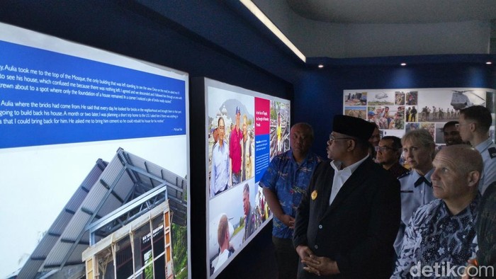 AS Kenang 20 Tahun Tsunami Aceh Lewat Pameran 'Kemitraan yang Tangguh'. (Foto: Detik)