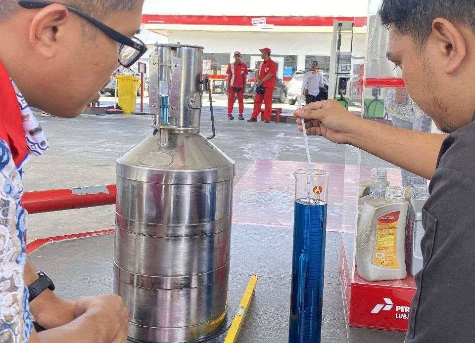 Pertamina Sidak SPBU di Aceh. (Foto: RRI)