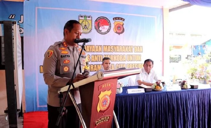 Polresta Banda Aceh Perkuat Komitmen Berantas Narkoba Lewat KBN