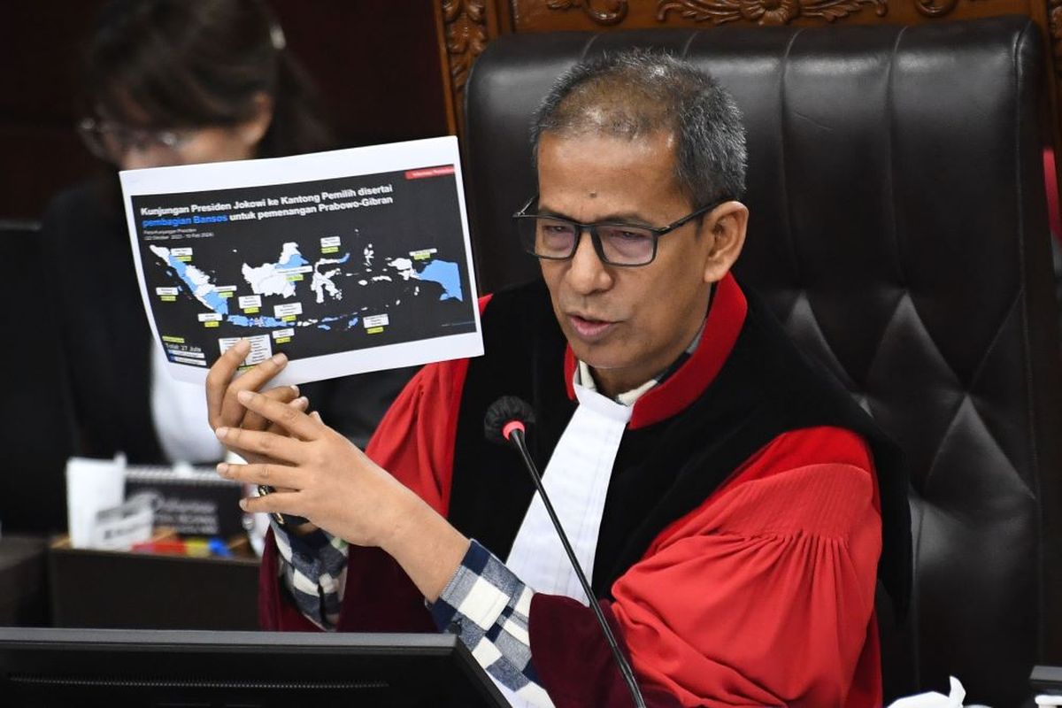 Hakim Konstitusi, Saldi Isra. (Foto: Kompas.com)