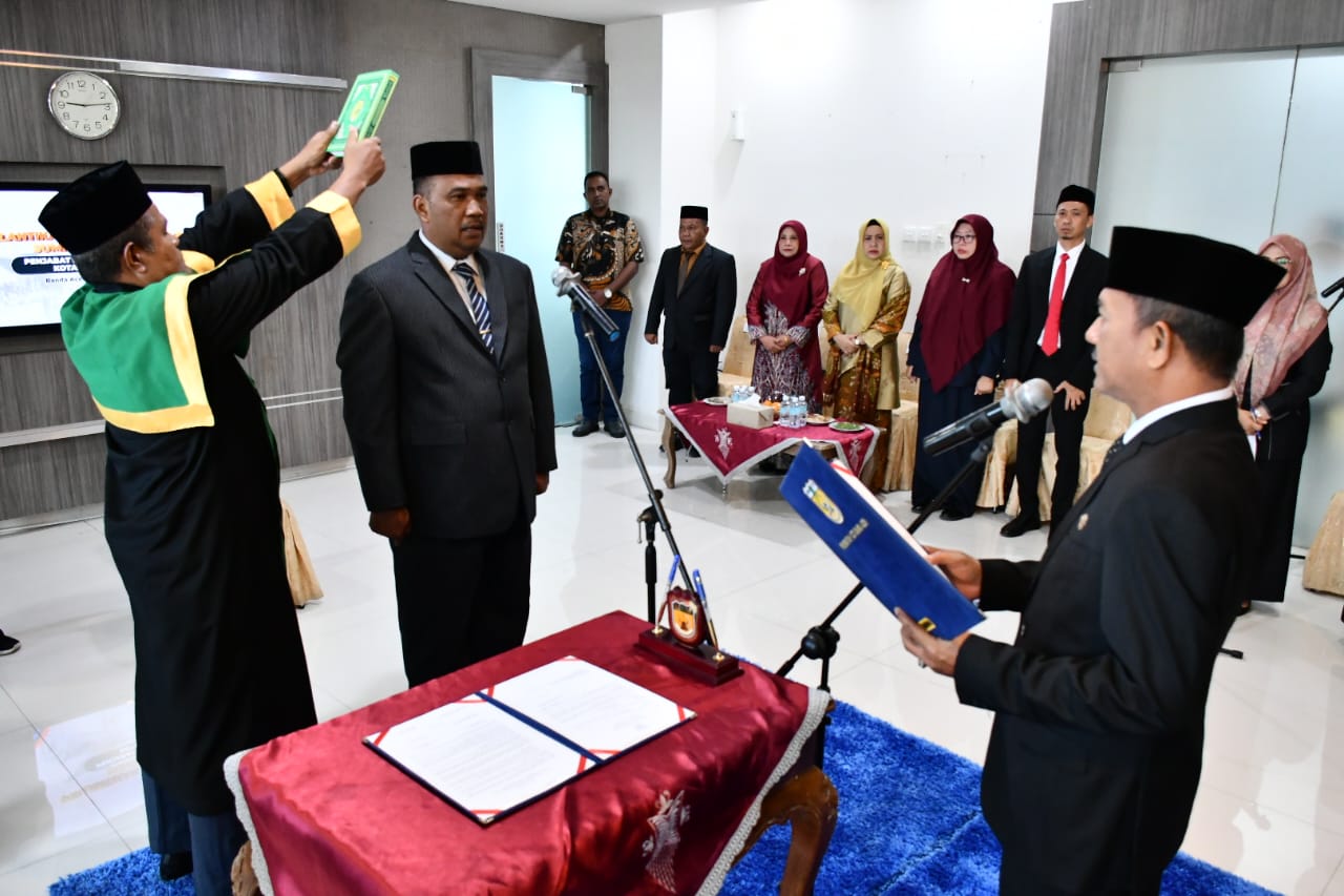 achtiar Resmi Dilantik sebagai Pj Sekda Kota Banda Aceh. (Foto: MC BNA)