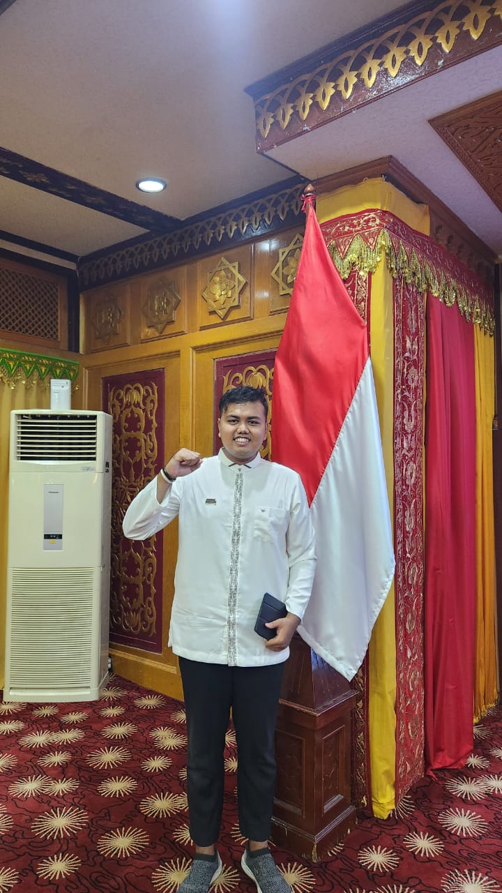 Salah satu peserta dari Komunitas Sahabat Muda Aceh, Adam Juliandika. (Foto: Nukilan)