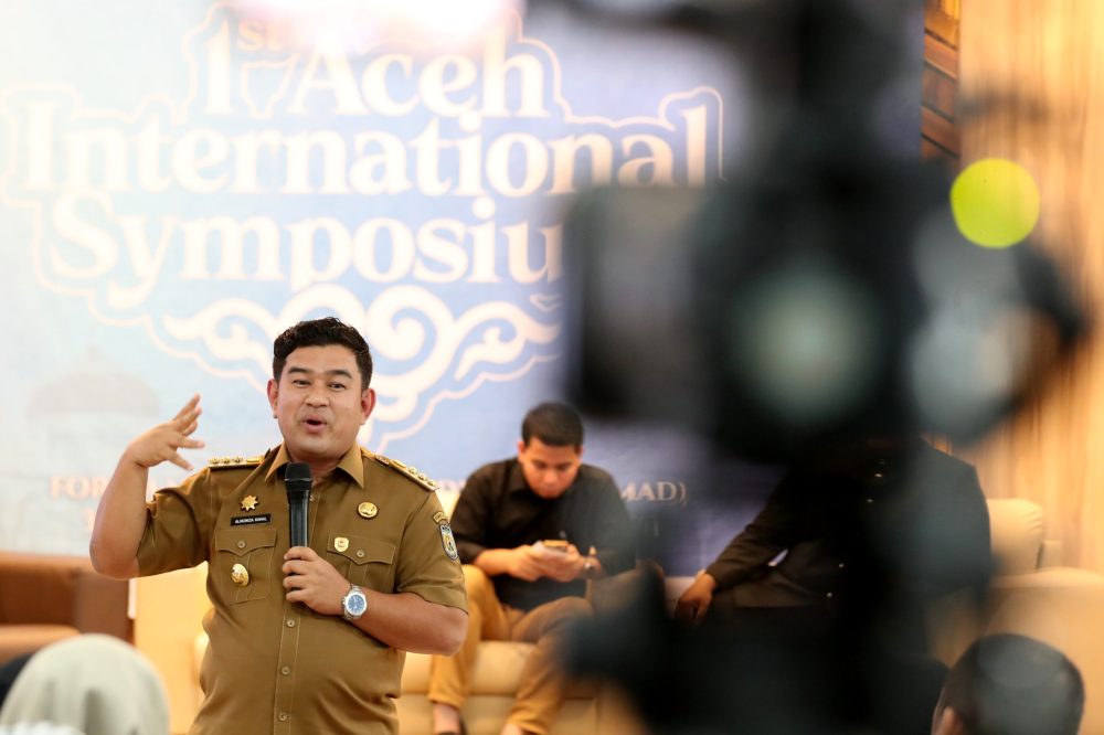 Almuniza Kamal Bahas Peran Pemuda dan Pariwisata di Simposium Internasional. (Foto: Diskominfo BNA)