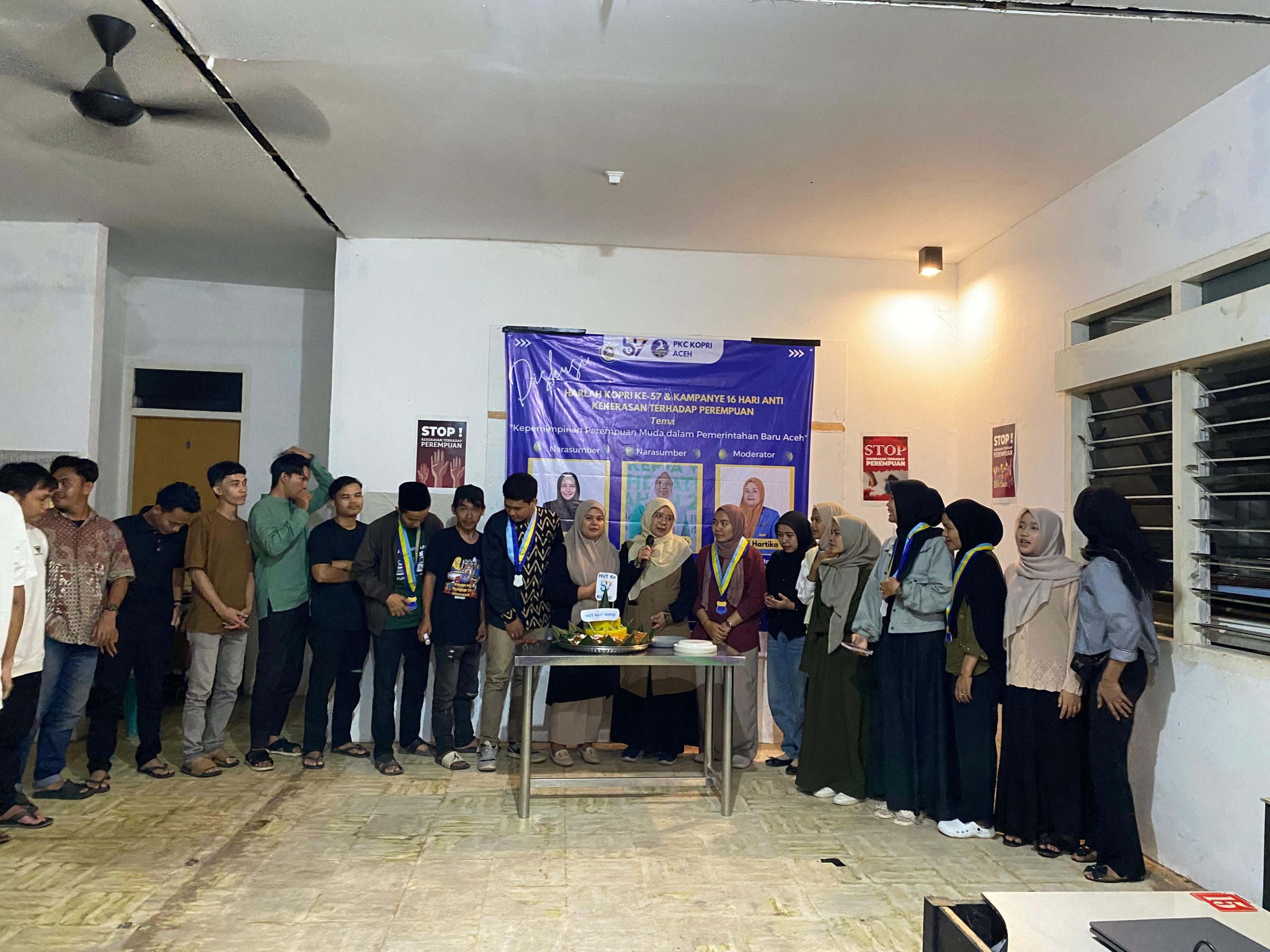 Kopri PMII Aceh Gelar Kamanpye Stop Kekerasan terhadap Perempuan. (Foto: For Nukilan)