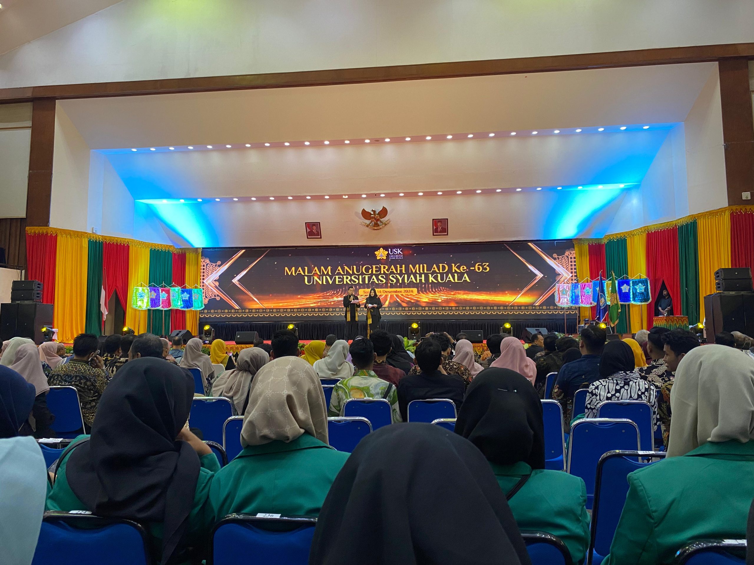 Malam Puncak Milad ke-63 USK. (Foto: Nukilan)