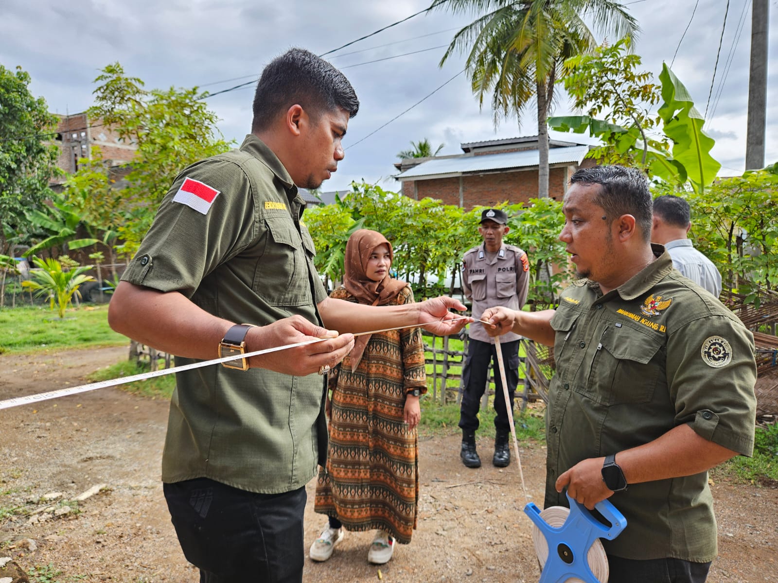 Ketua MS Jantho Pimpin Sidang Descente di Darul Imarah. (Foto: For Nukilan)