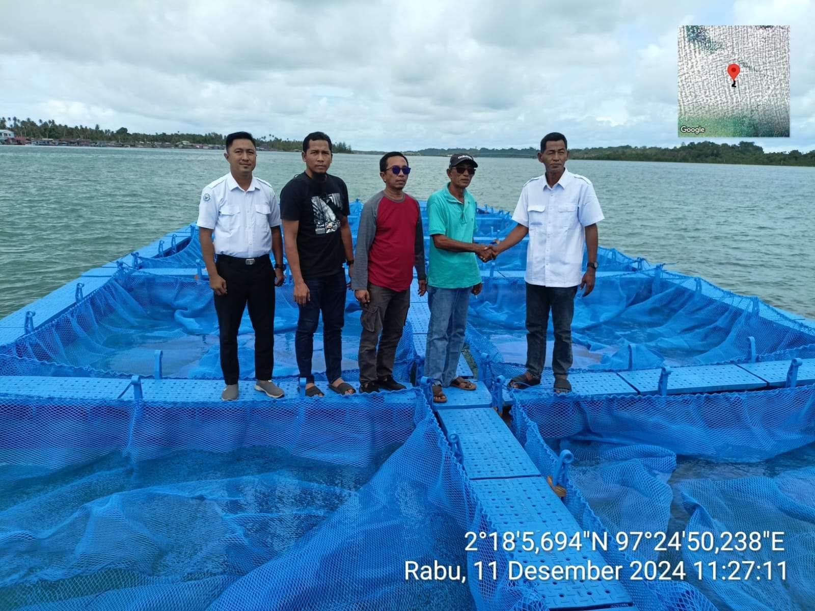 DKP Aceh Salurkan Bantuan Karamba Apung dan Speed Boat di Aceh Singkil. (Foto: RRI)