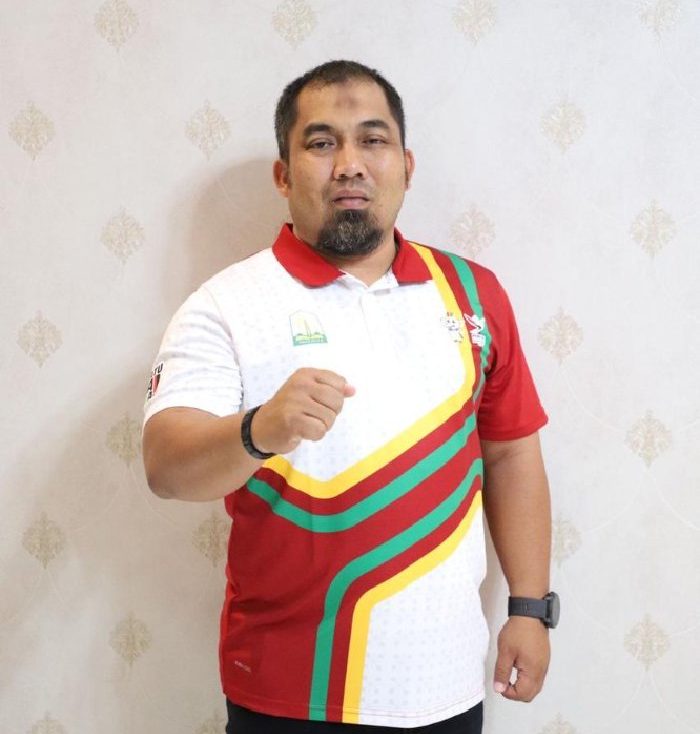 Pj Bupati Aceh Besar Dukung PSAB Bertanding di Piala Soeratin U-17 Nasional. (Foto: MC Abes)