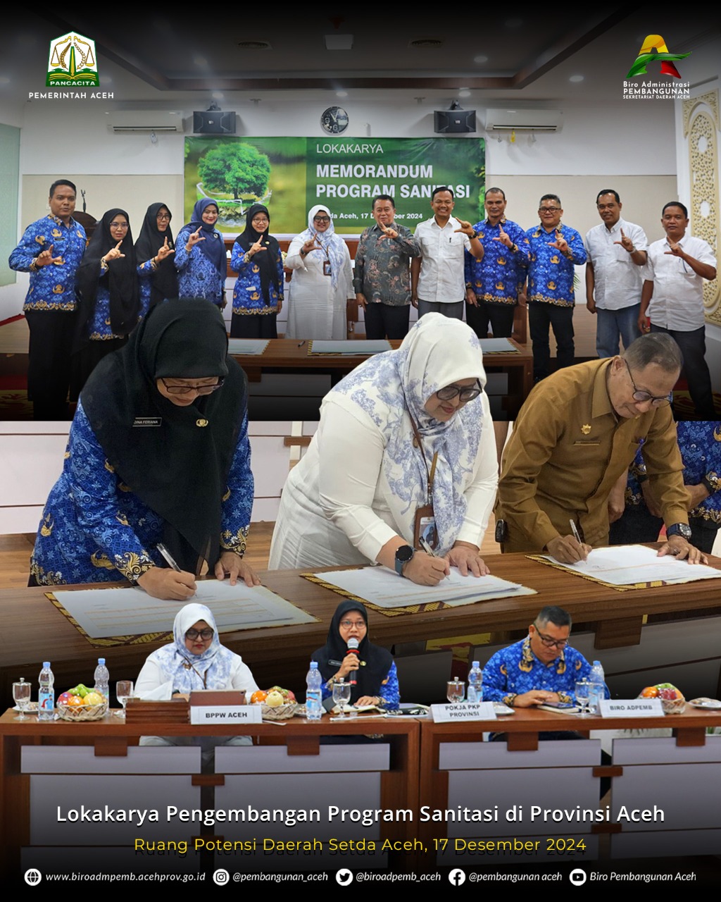Lokakarya Sanitasi di Aceh. (Foto: biroadmpemb.acehprov)