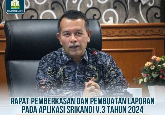 Kadinsos Aceh Beri Arahan Terkait Pemberkasan Dan Pelaporan Srikandi Versi 3. (Foto: Dinsos Aceh)