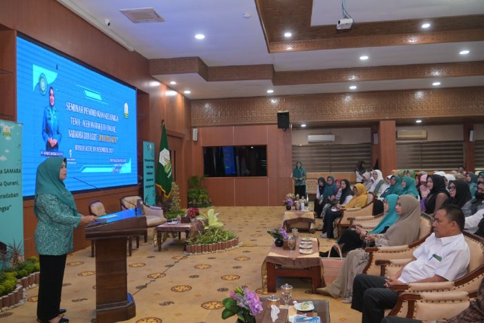 Ketua PKK Aceh Soroti Lonjakan Kasus Perceraian hingga 5.000 Kasus. (Foto: MC Aceh)