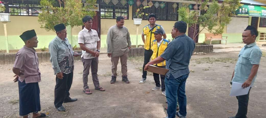 Tim Sarpras Kanwil Kemenag Aceh Tinjau Madrasah di Pidie dan Pidie Jaya. (Foto: Kemenag Aceh)