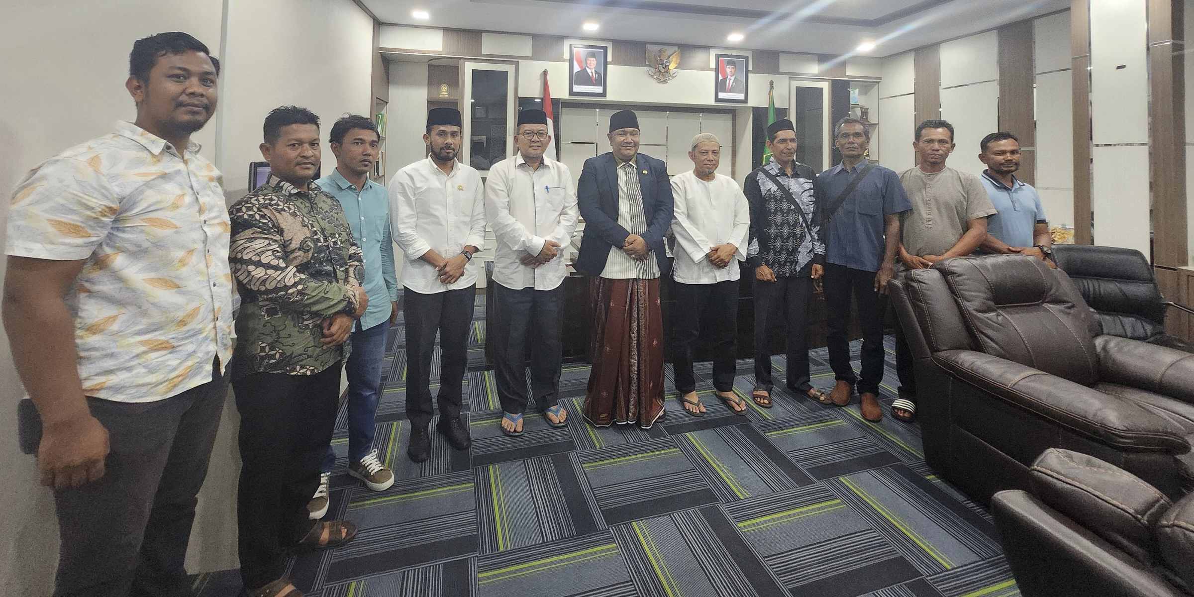Kakanwil Kemenag Aceh Terima Audiensi Senator Asal Aceh, Tgk Ahmada. (Foto: Kemenag Aceh)