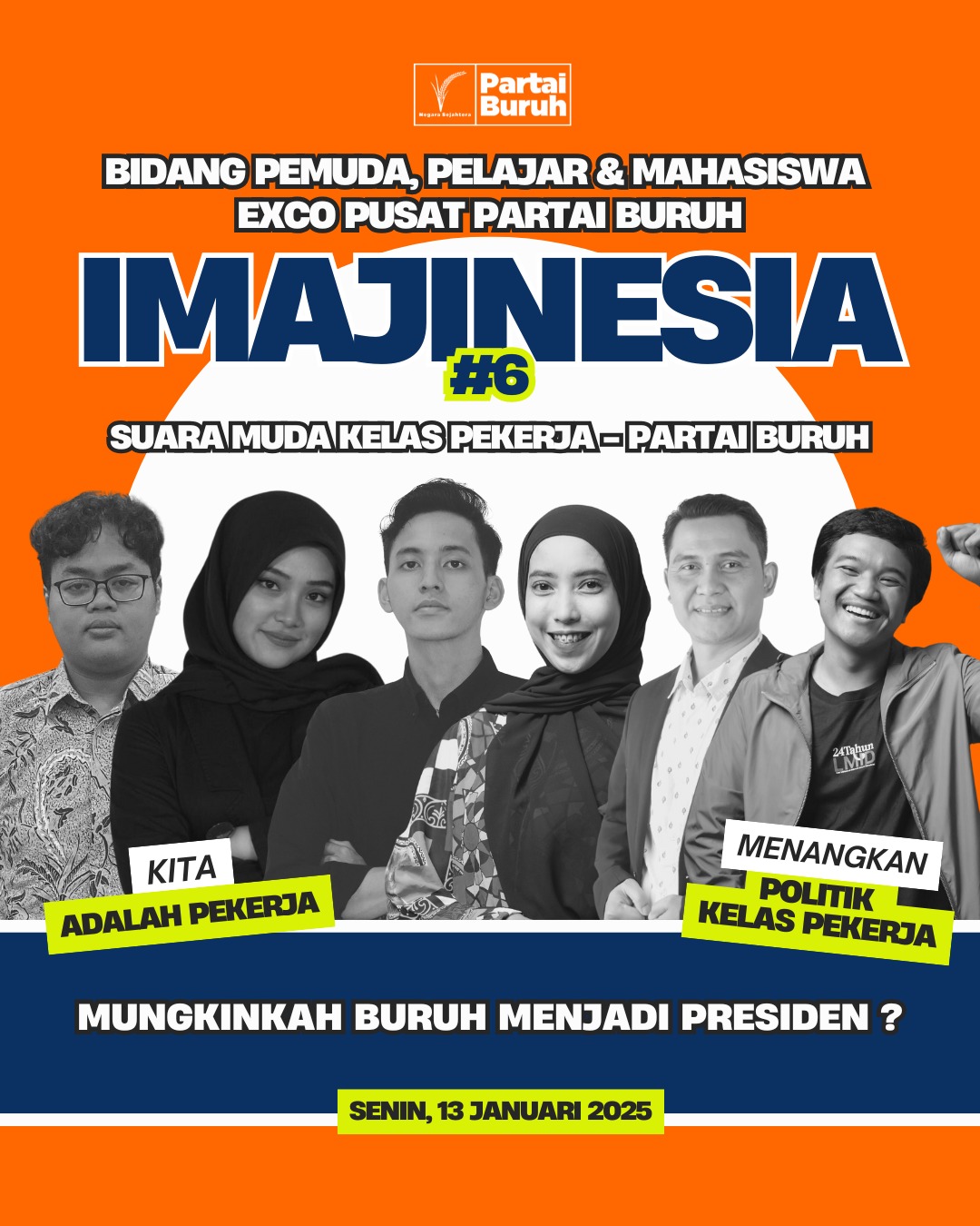 Partai Buruh Adakan Diskusi: “Mungkinkah Buruh Menjadi Presiden?”. (Foto: For Nukilan)