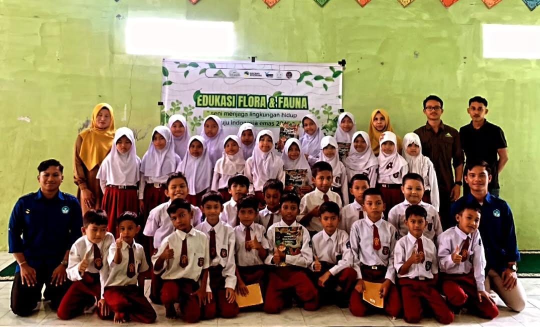 Komunitas AF2 Ajak Siswa SDN Seuriget Peduli Lingkungan. (Foto: For Nukilan)