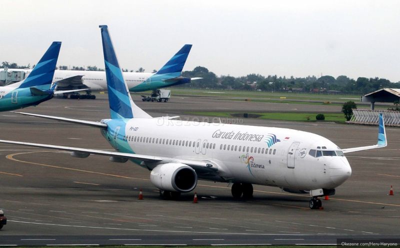 Pesawat Garuda Indonesia (Foto: Okezone)
