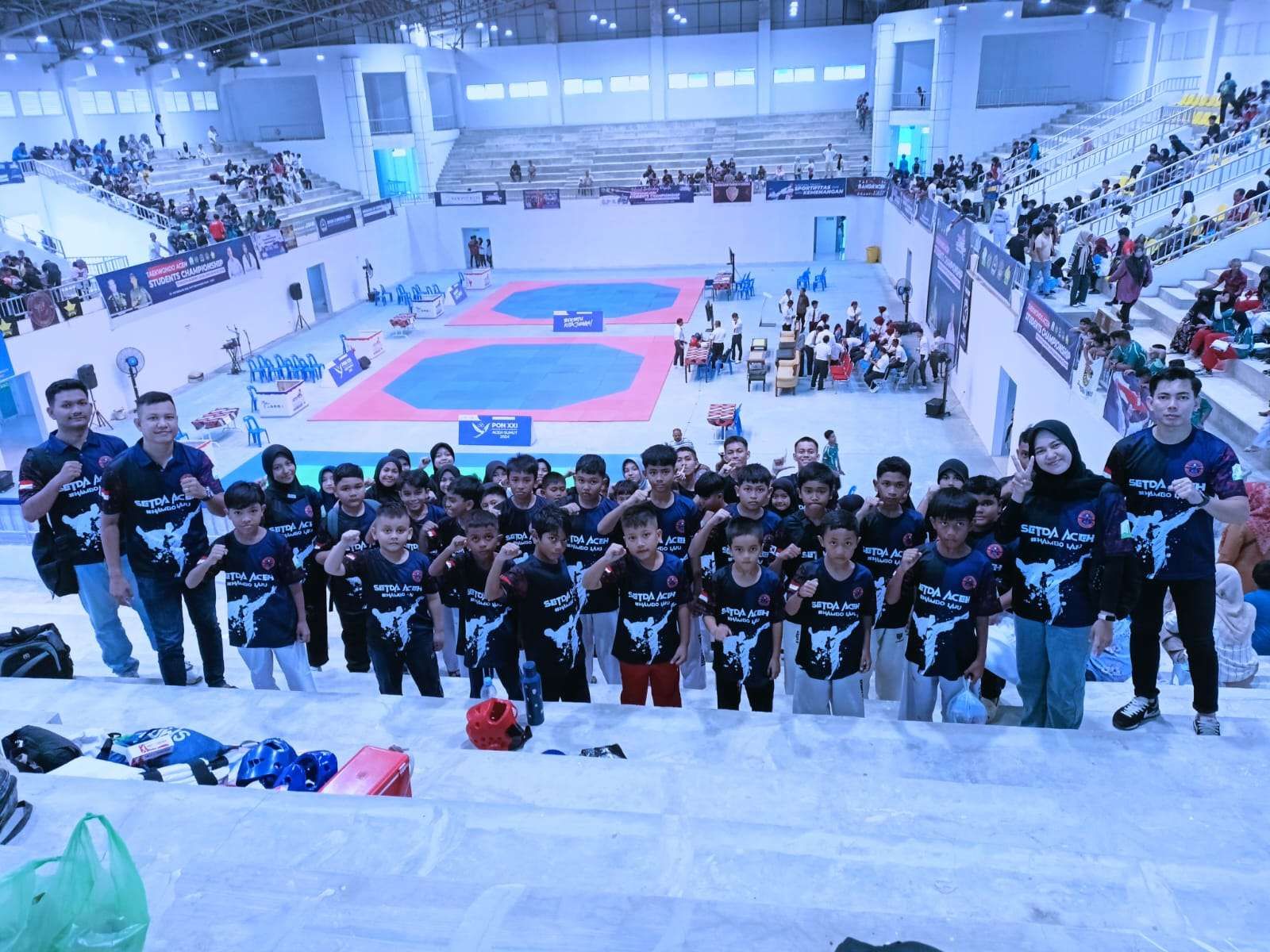 Tim Taekwondo Setda Aceh Raih Juara Umum III di Kejuaraan Taekwondo Aceh Students Championship 2025. (Foto: RRI)