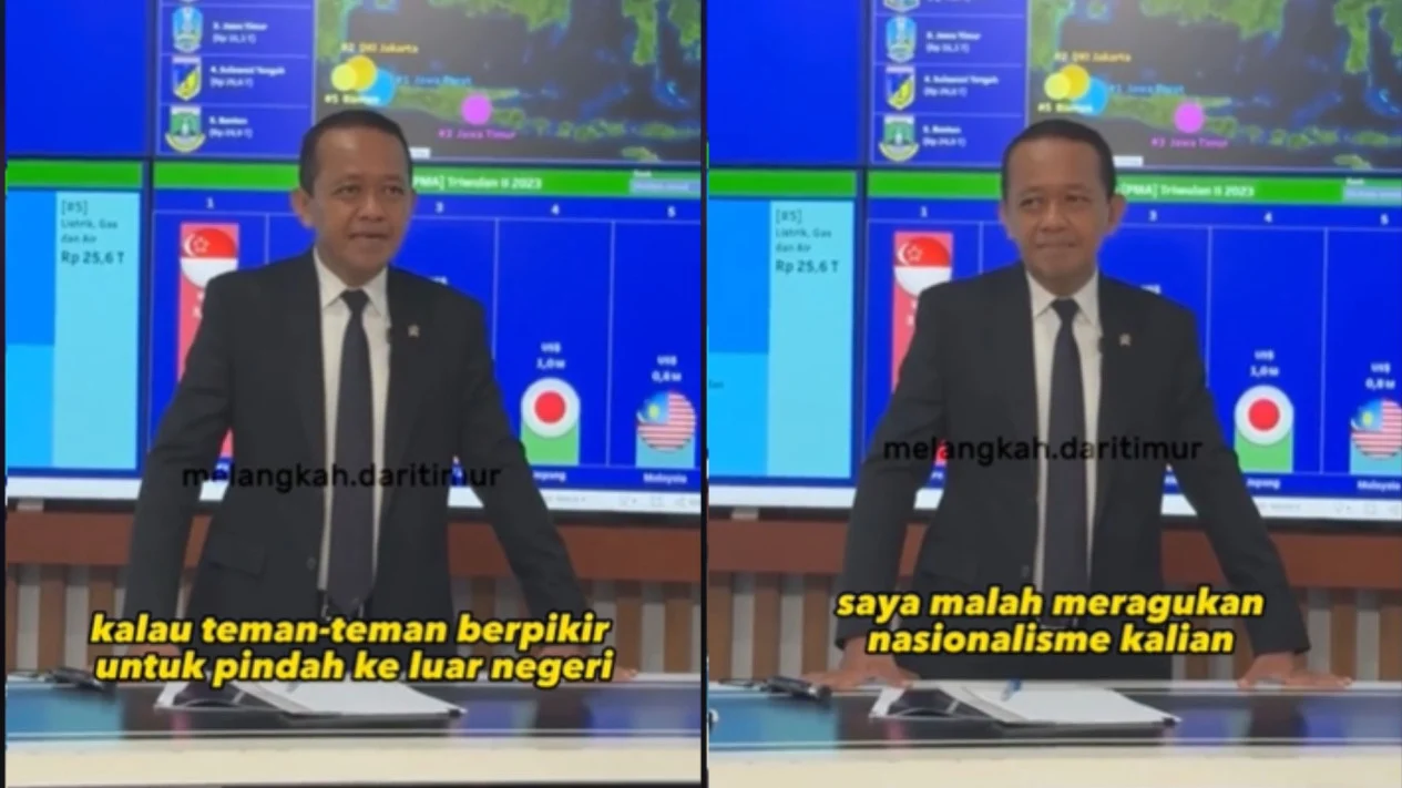 Bahlil Lahadalia. (Foto: Tangkapan Layar)