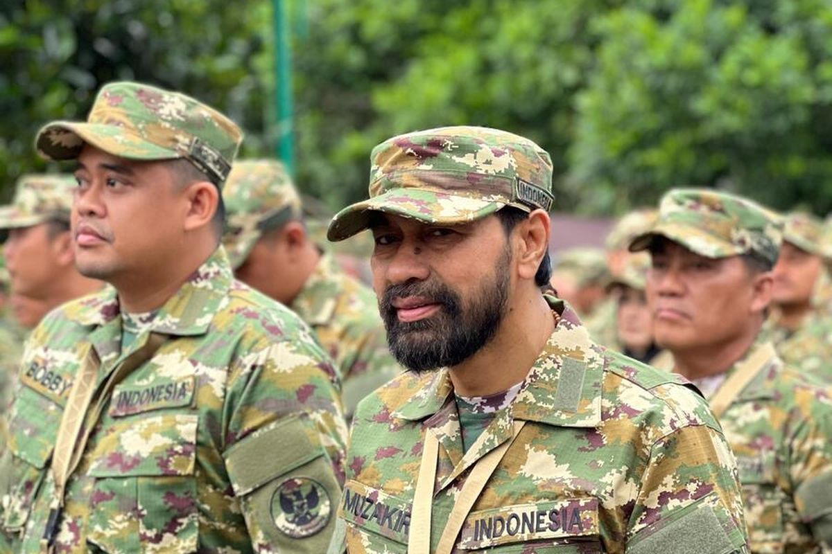 Muzakir Manaf Kembali Kenakan Seragam Loreng Setelah 19 Tahun, Hadiri Retret di Akmil Magelang. (Foto: Kompas.com)
