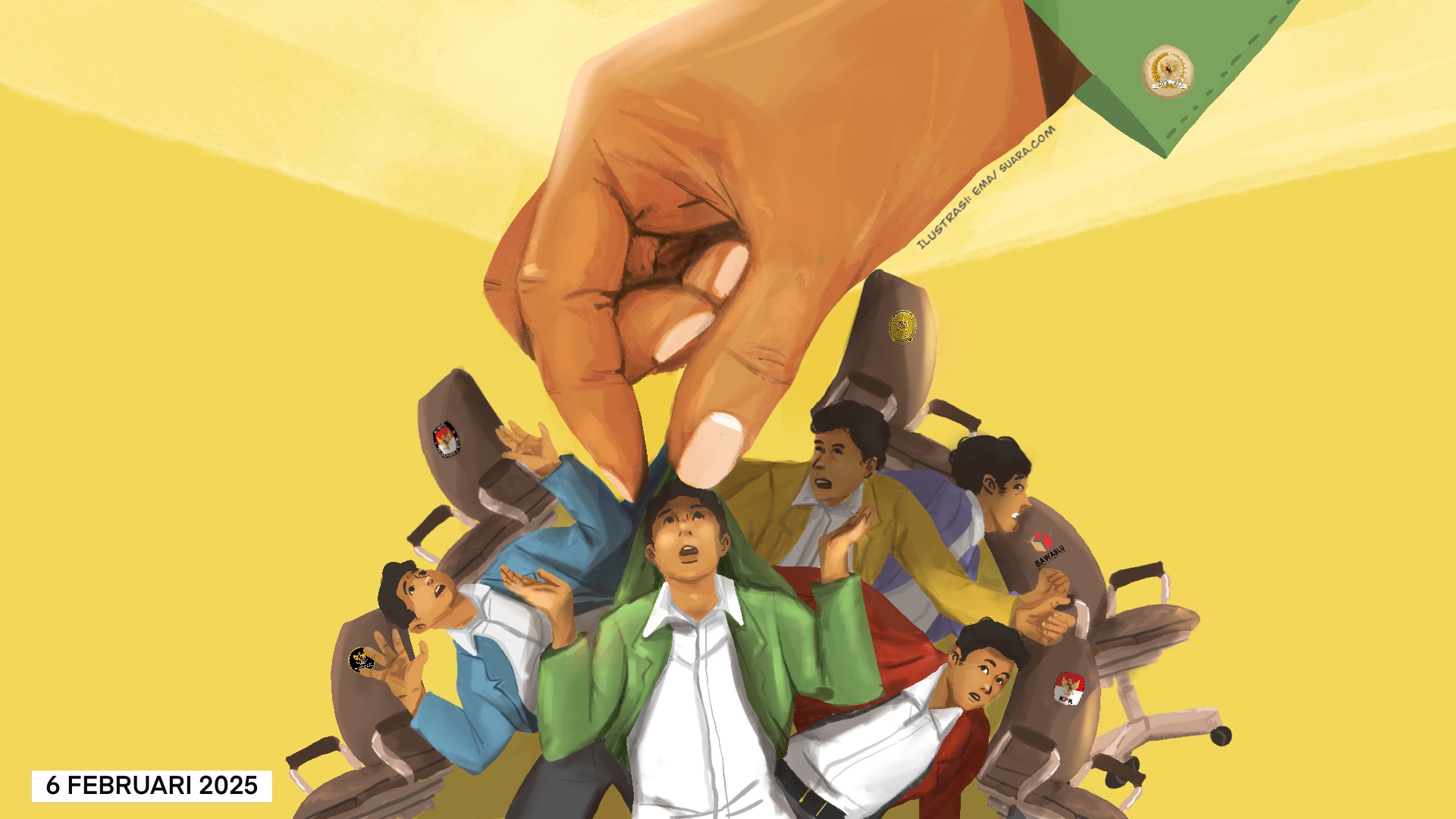Ilustrasi DPR Copot Pejabat. (Foto: Suara.com)