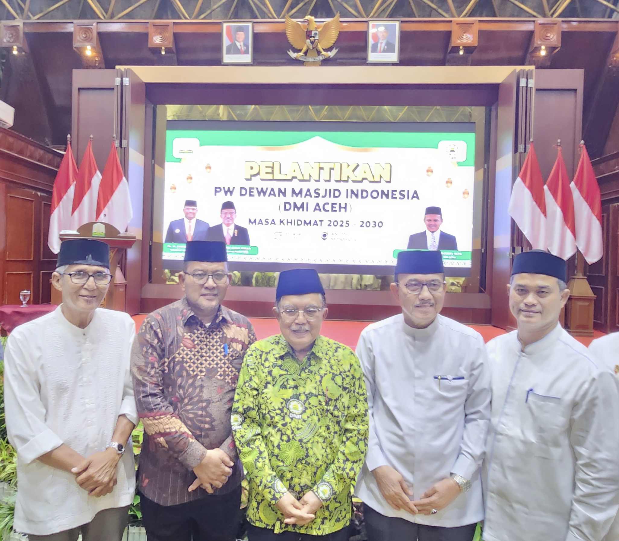 Jusuf Kalla Lantik Pengurus DMI Aceh. (Foto: Kemenag Aceh)