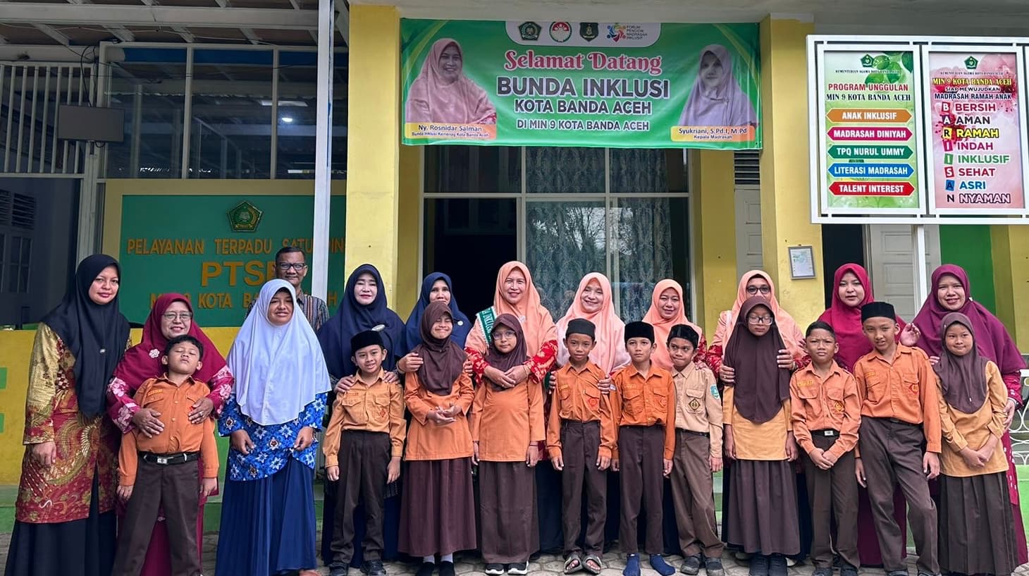 Bunda Inklusi Kota Banda Aceh Kunjungi Madrasah Inklusif Pertama di Aceh. (Foto: Kemenag Aceh)