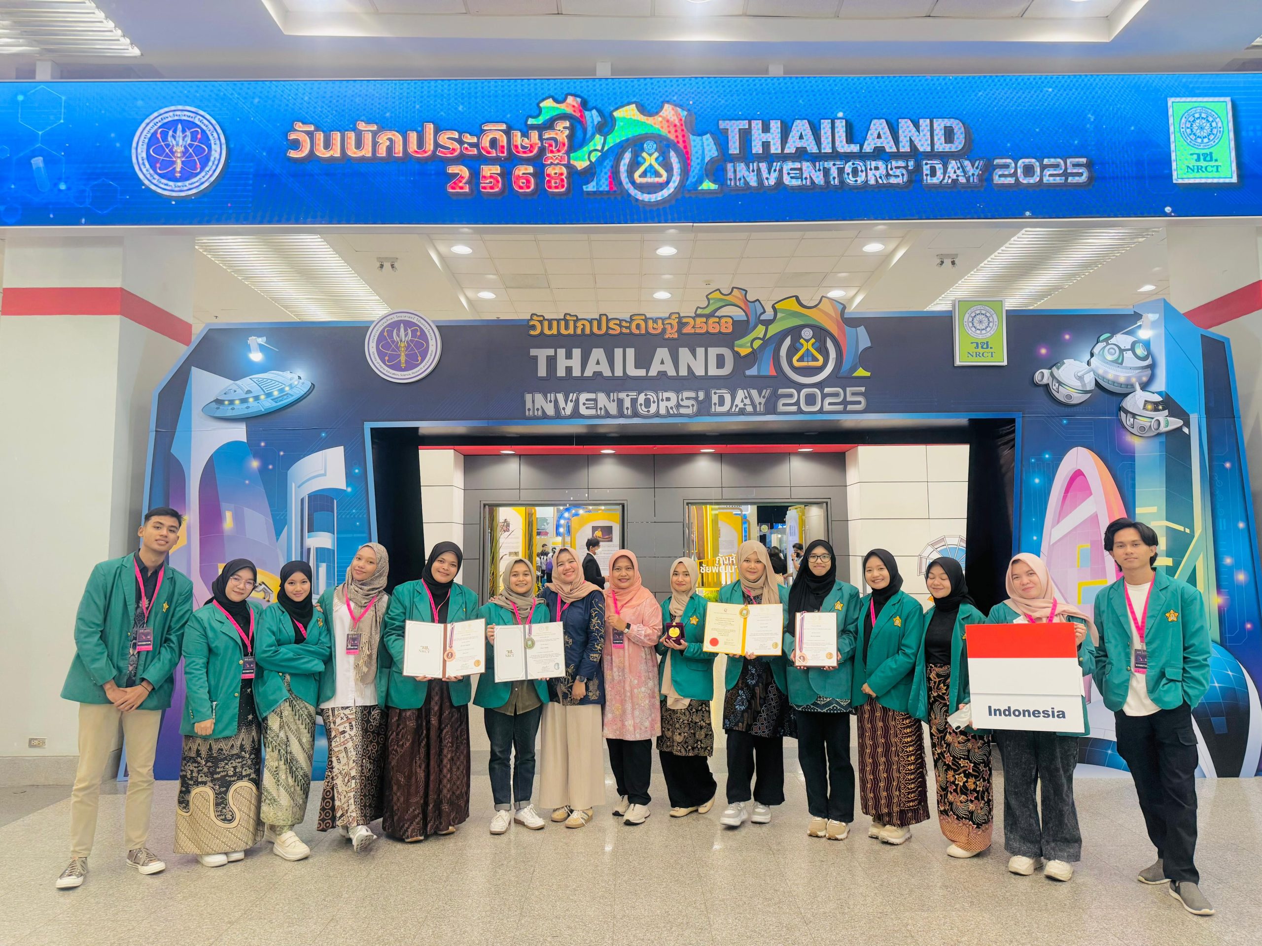USK Raih 1 Emas, 1 Perak, 2 Perunggu, dan Special Award di Thailand Inventor’s Day 2025. (Foto: For Nukilan)