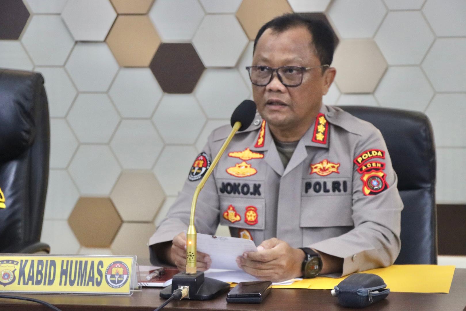 Kabid Humas Polda Aceh Kombes Joko Krisdiyanto. (Foto: Dok. Polda Aceh)