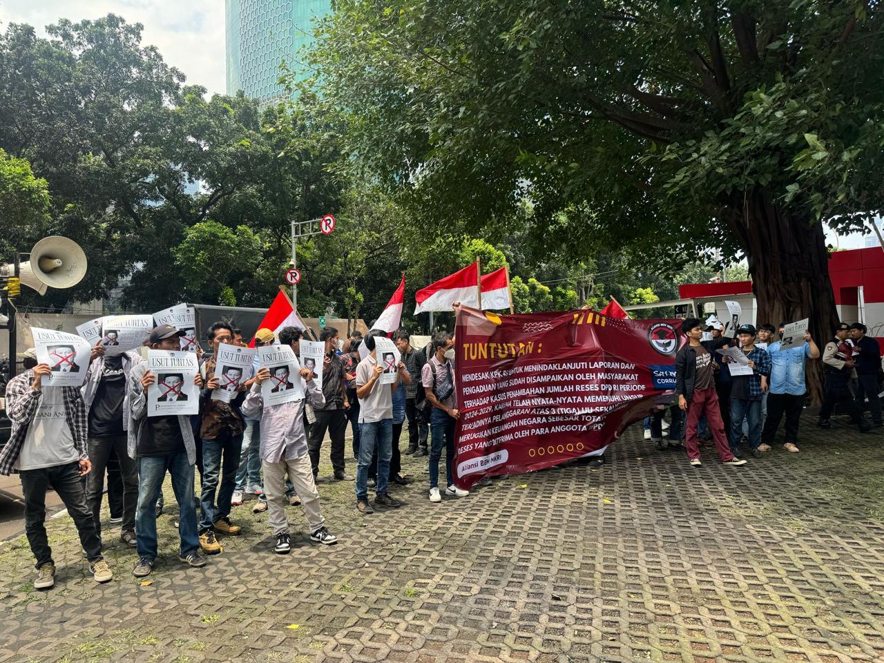 Aliansi BEM NKRI Geruduk KPK. (Foto: For Nukilan)