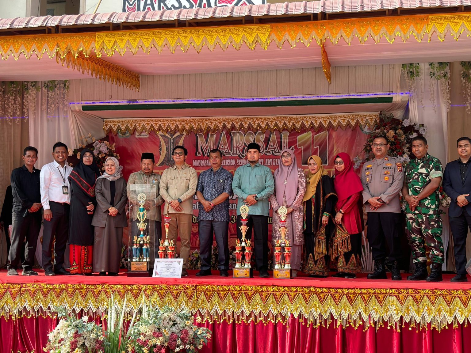 MIN 6 Banda Aceh Pertahankan Gelar Juara Umum di Marssal XI. (Foto: Kemenag Aceh)