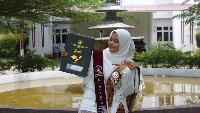 Siti Dian Natasya Solin, mahasiswi Program Studi Hukum Keluarga Fakultas Syariah dan Hukum UIN Ar-Raniry Banda Aceh. (Foto: Dok. UIN Ar-Raniry Aceh)