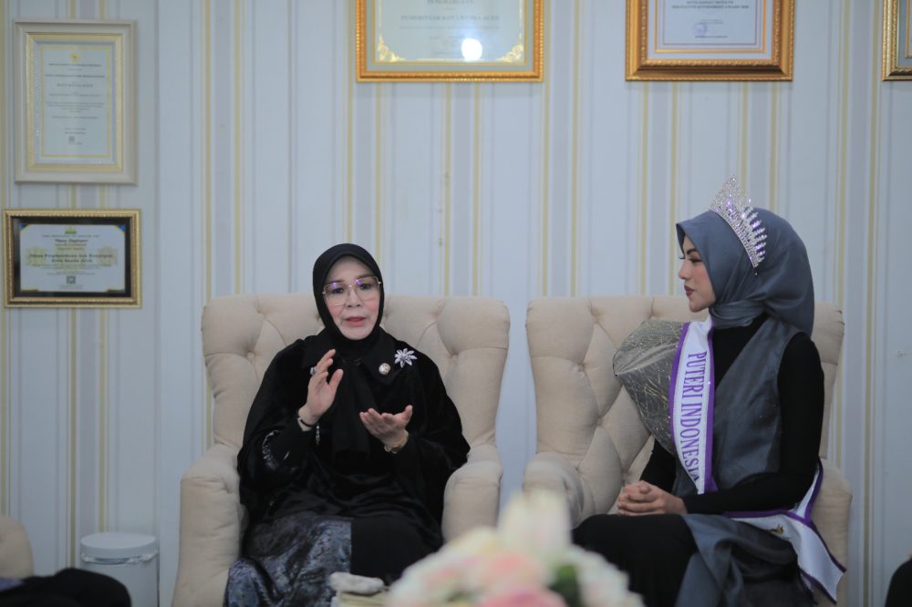 Angkat Isu Lingkungan, Illiza Dukung Mutiara Hasanah di Ajang Puteri Indonesia. (Foto: Diskominfo BNA)