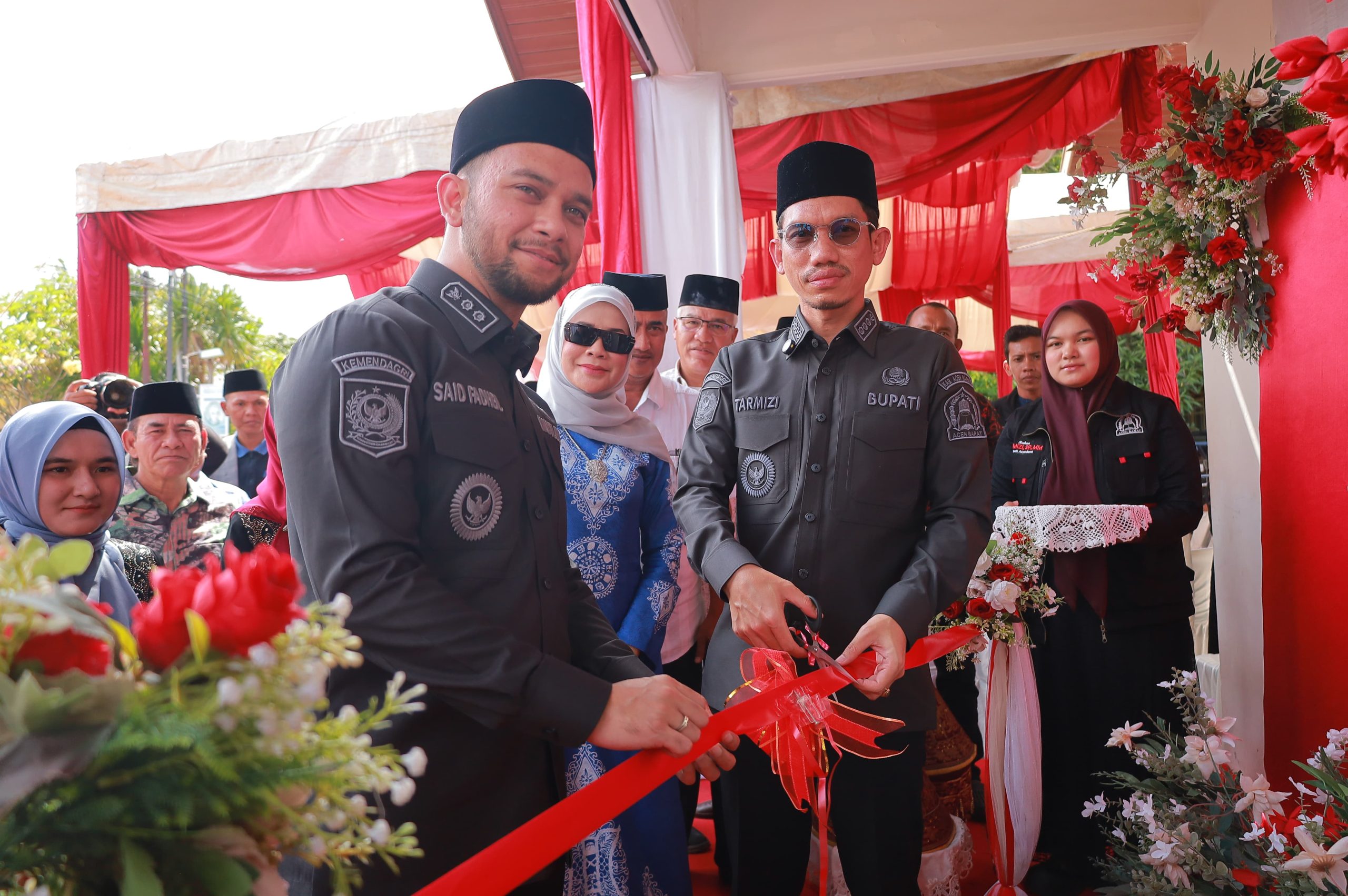 Bupati Aceh Barat Resmikan Rumah Singgah untuk Pasien Rujukan di Banda Aceh. (Foto: Catat.co)
