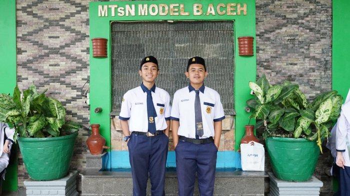 Dua siswa sekolah tersebut berhasil lolos seleksi ke Madrasah Aliyah Negeri (MAN) Insan Cendekia (IC) Serpong, salah satu sekolah unggulan tingkat nasional. (Foto: Serambi)