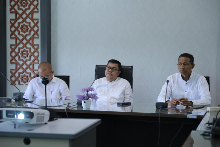 Rapat Penyusunan DPKA dalam Angka yang digelar di Aula Mall Baca Aceh. (Foto: Arpus)