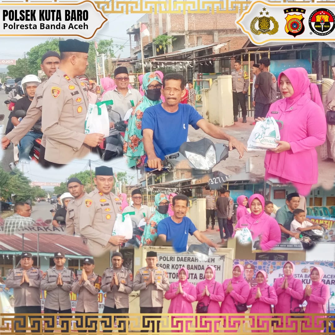 Polsek Kuta Baro Gelar Buka Puasa Bersama dan Santunan Anak Yatim