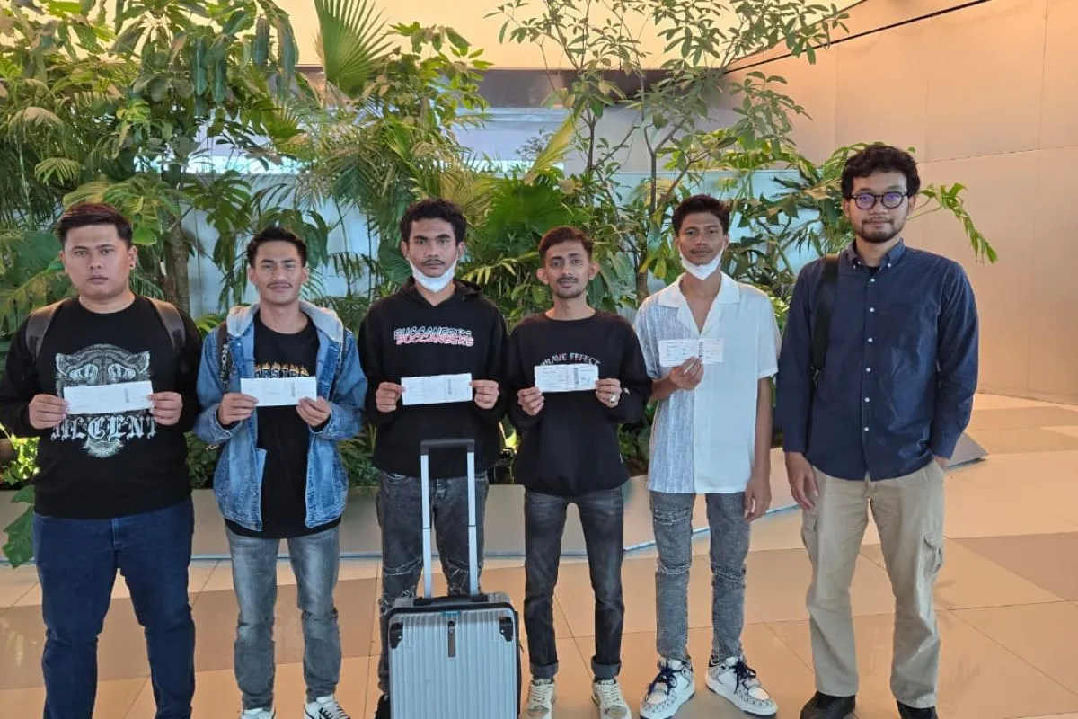Pemerintah Aceh Pulangkan Lima Warga Korban TPPO di Myanmar. (Foto: ANTARA)