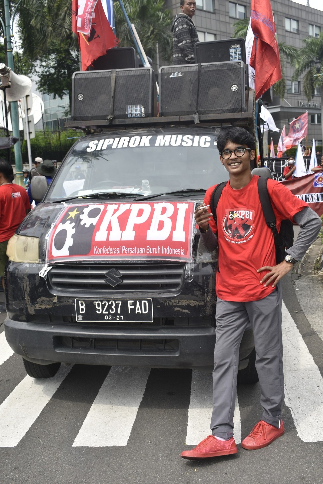Ketua Umum Suara Muda Kelas Pekerja, sayap pemuda Partai Buruh, Zidan Faizi. (Foto: Dok. Pribadi)