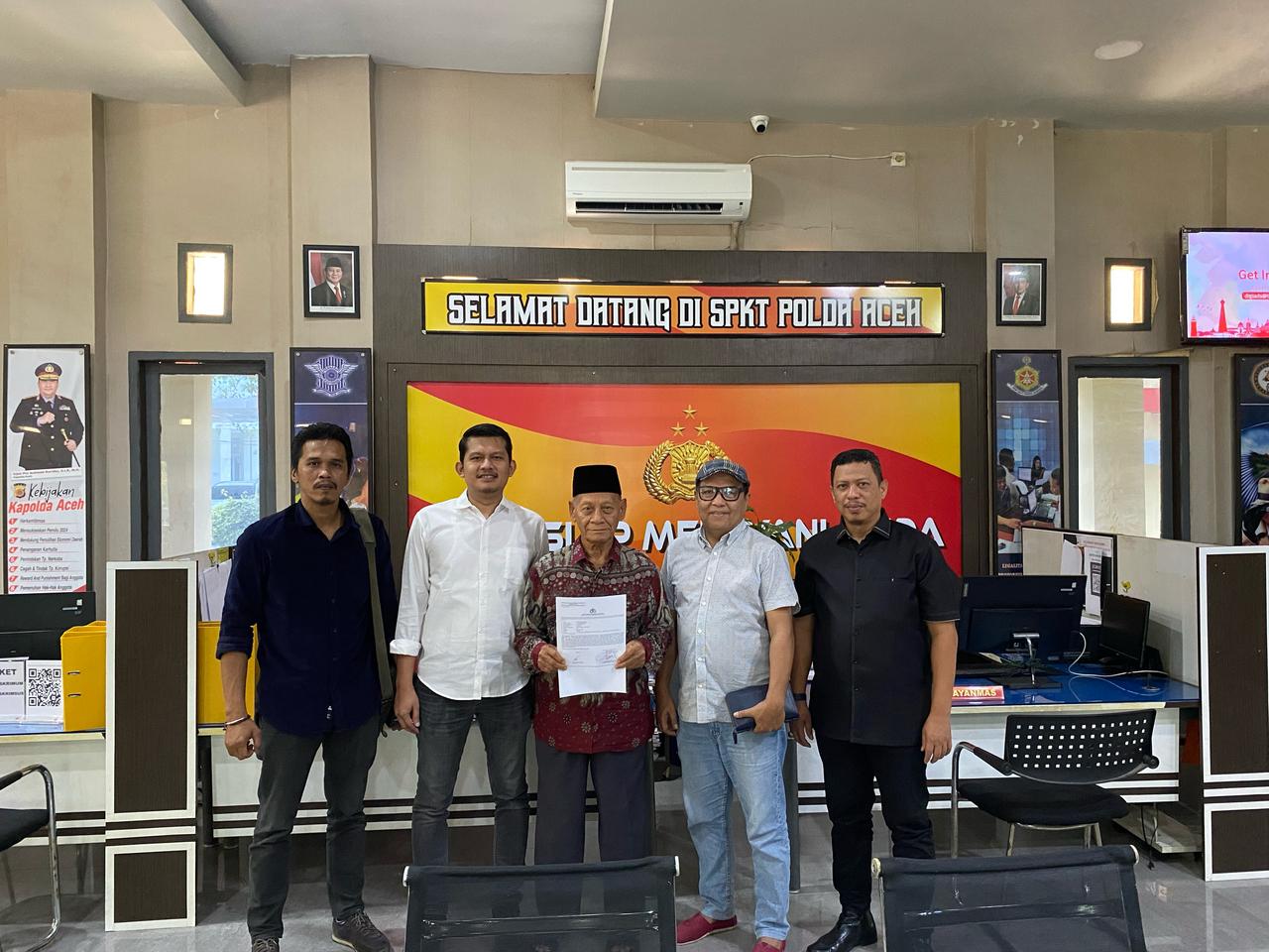 Disebut Brutal, Mantan Rektor Unaya Dilaporkan ke Polda Aceh. (Foto: For Nukilan)
