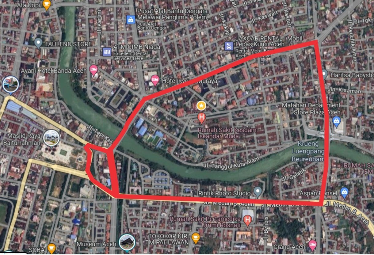 Rute pawai takbir keliling menyambut Hari Raya Iduladha 1446 Hijriah. (Foto: For Nukilan)