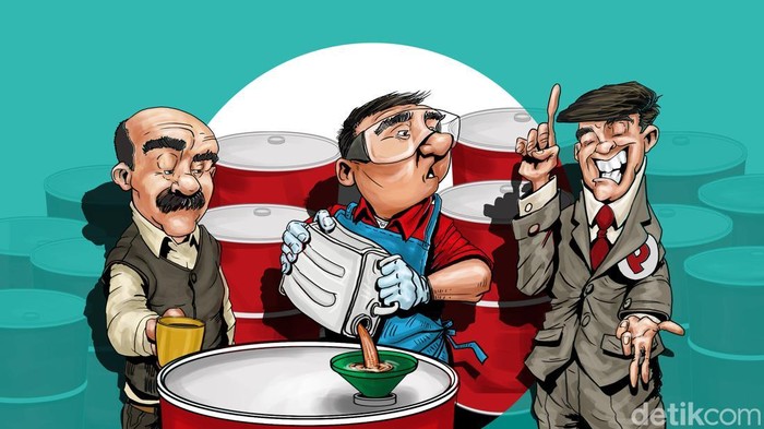 Ilustrasi korupsi minyak mentah. (Foto: Detik)